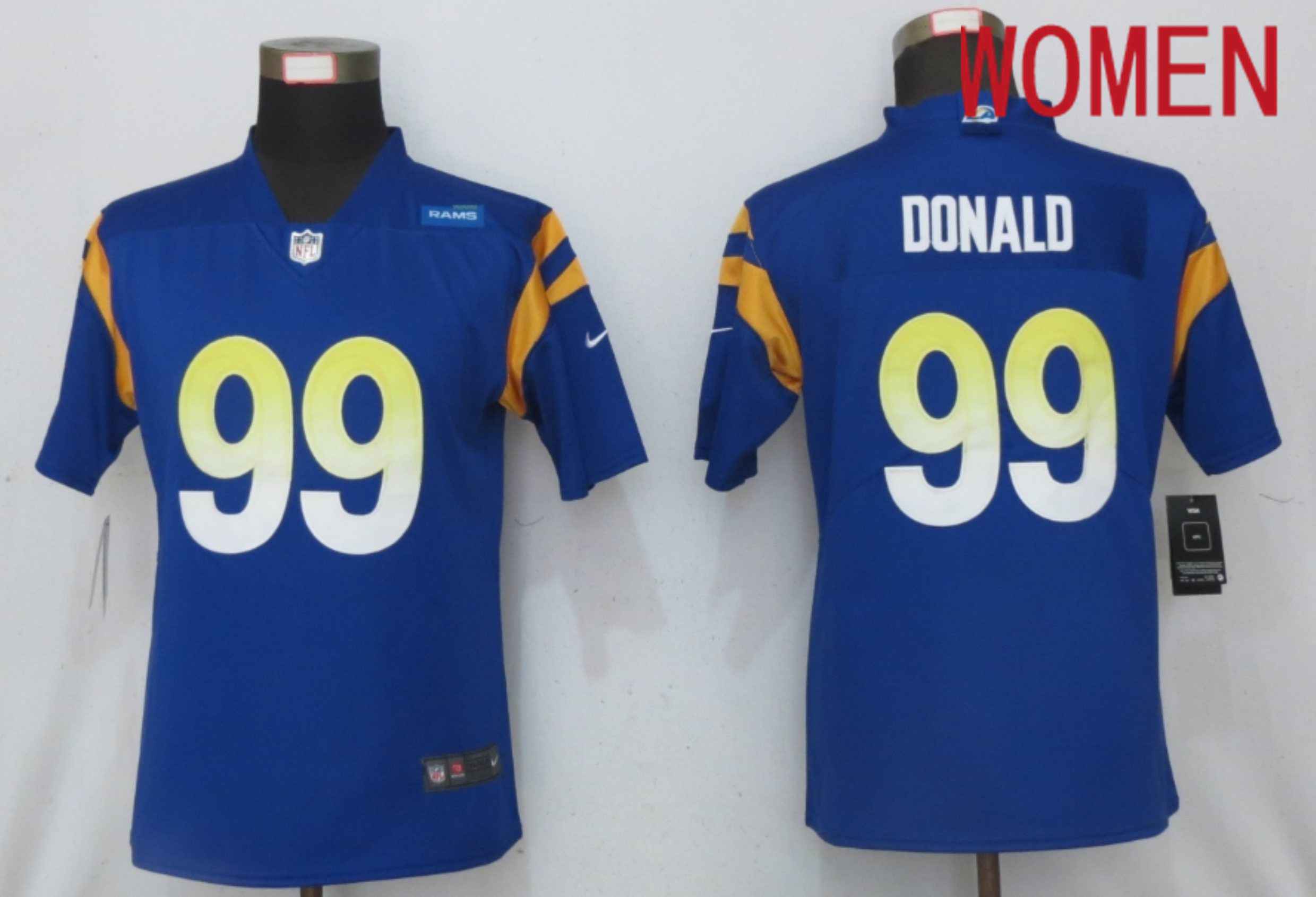 Women Los Angeles Rams #99 Donald Royal Los Angeles Rams Vapor Elite Playe Nike NFL Jerseys->chicago bears->NFL Jersey